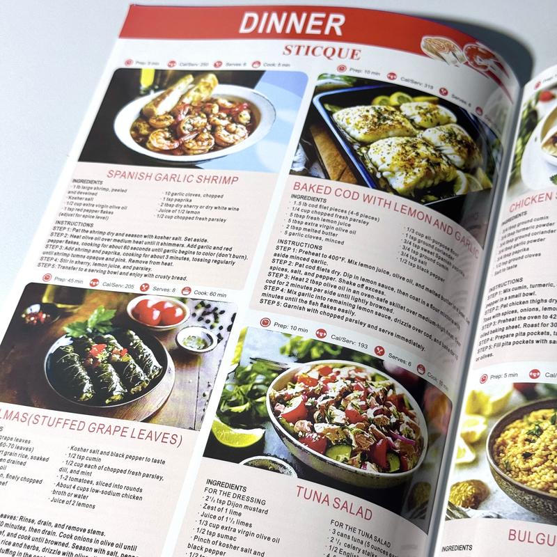 3 Count Mediterranean Diet Food List -Mediterranean Ingredient Meal Plan