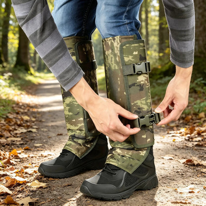 Snake-Resistant Leg Gaiters – Protective Outdoor Gear for Hiking, Hunting & Camping