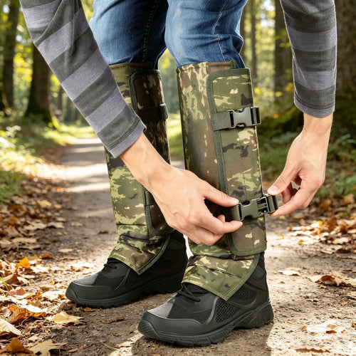 Snake-Resistant Leg Gaiters – Protective Outdoor Gear for Hiking, Hunting & Camping
