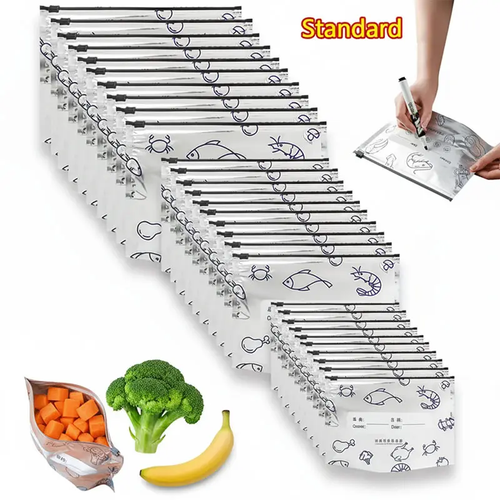New Reusable Thickened Upright Aluminum Foil Storage Bags – Upgraded Seal-Top Design