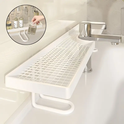 Minimalist Luxury Bathroom Draining Rack – Freestanding, No-Drill, Space-Saving & Sturdy