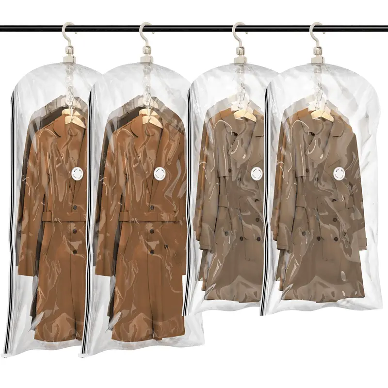 Hanging Wardrobe Savers – Compact Fold-Flat Bags for Seasonal Clothes & Linens