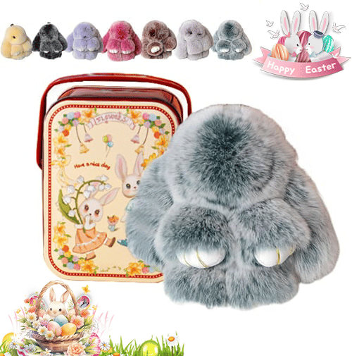 🏆Only $7.99 Last Day Promotion!f🐰 Handmade Soft Bunny Charms