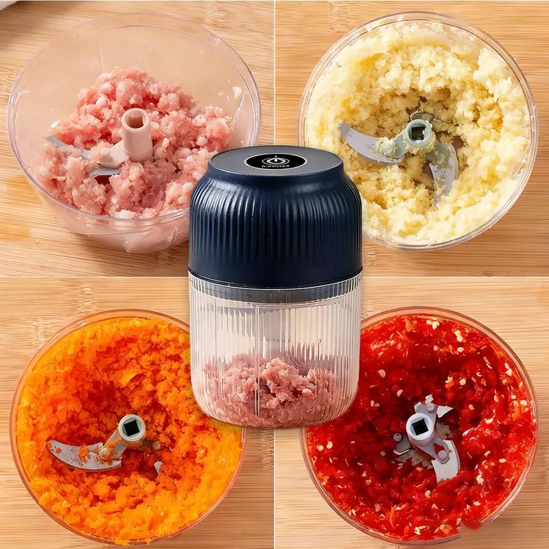 Last Day 49% OFF⚡ Electric Garlic Chopper & Mini Portable Veggie Chopper🔪