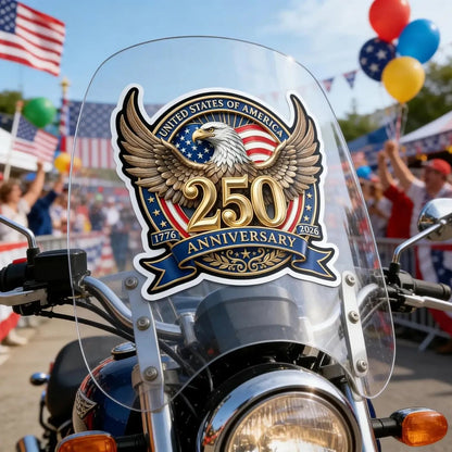 🔥🔥2PCS 250th Anniversary USA Car Decal Sticker Patriotic 4th of July Decorations 1776-2026 Vinyl