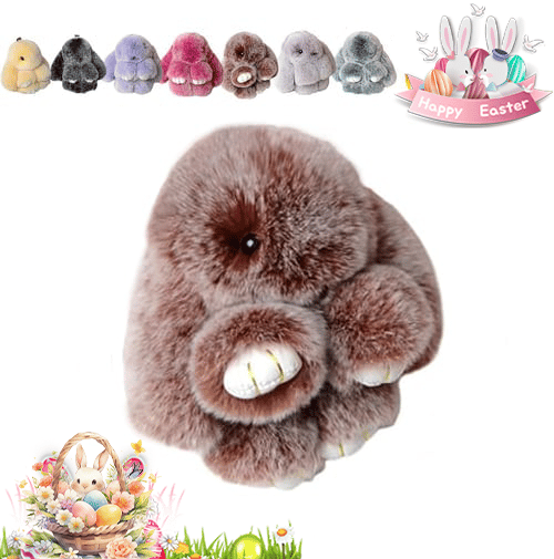 🏆Only $7.99 Last Day Promotion!f🐰 Handmade Soft Bunny Charms