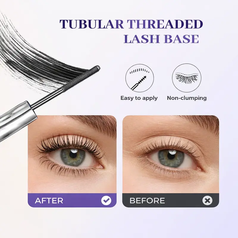 Natural Finish Curling Mascara – Waterproof & Smudge-Proof
