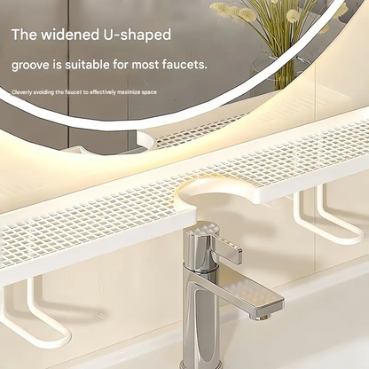 Minimalist Luxury Bathroom Draining Rack – Freestanding, No-Drill, Space-Saving & Sturdy