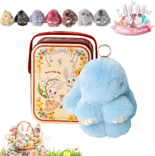 🏆Only $7.99 Last Day Promotion!f🐰 Handmade Soft Bunny Charms