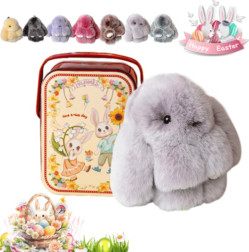 🏆Only $7.99 Last Day Promotion!f🐰 Handmade Soft Bunny Charms