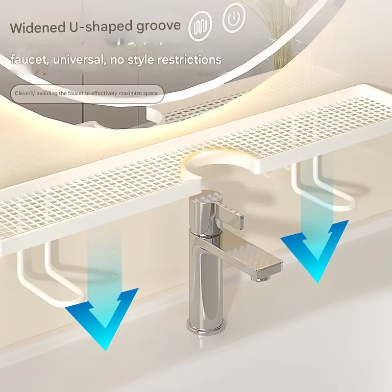 Minimalist Luxury Bathroom Draining Rack – Freestanding, No-Drill, Space-Saving & Sturdy