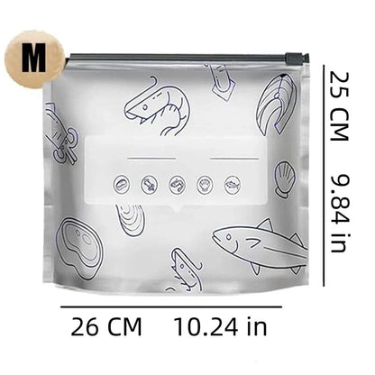 💥Reusable Aluminum Foil Freshness Seal Bags – Your Kitchen’s New Best Friend! 🍴✨