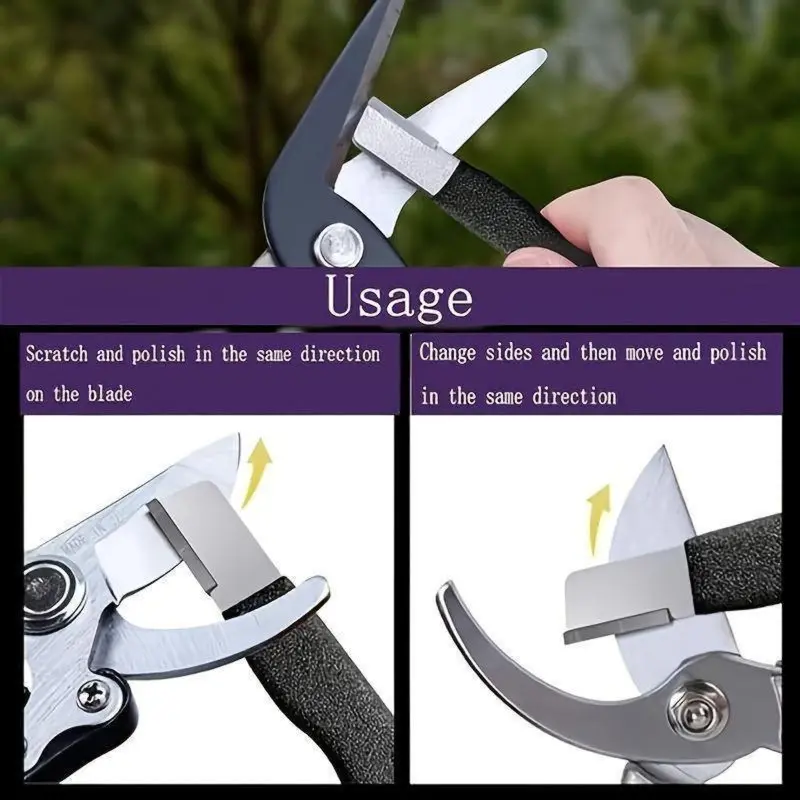 3-Stage Professional Knife Sharpener – Precision Tool for Kitchen Knives & Garden Shears