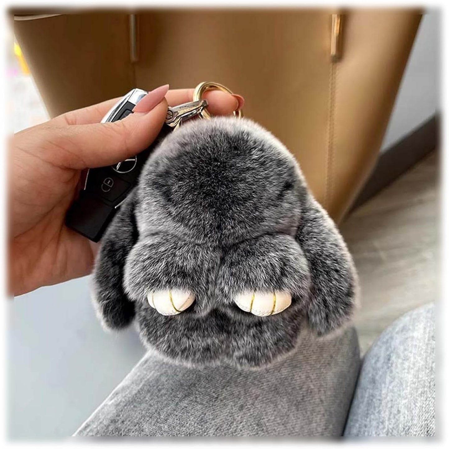 🏆Only $7.99 Last Day Promotion!f🐰 Handmade Soft Bunny Charms
