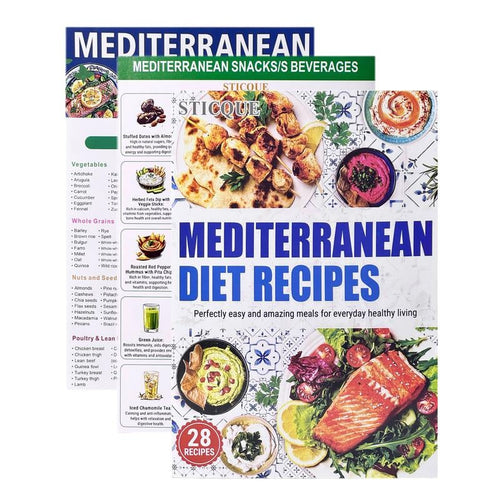 3 Count Mediterranean Diet Food List -Mediterranean Ingredient Meal Plan