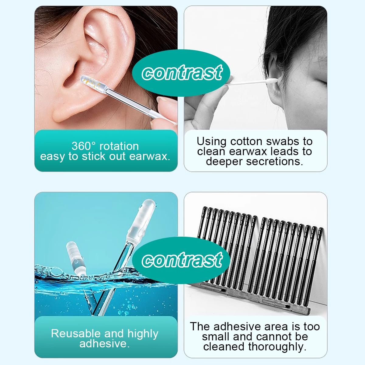 🔥Limited TimePromotion 50% OFF🔥 Gentle Earwax Remover Sticks for Safe Cleaning