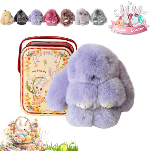 🏆Only $7.99 Last Day Promotion!f🐰 Handmade Soft Bunny Charms