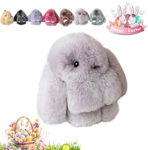 🏆Only $7.99 Last Day Promotion!f🐰 Handmade Soft Bunny Charms