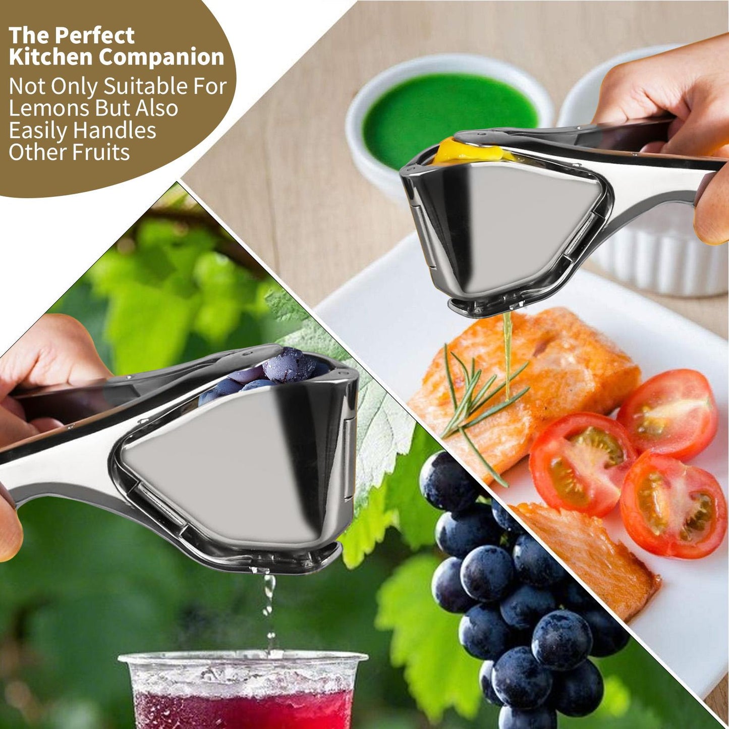 Citrus Squeezer | PP – Handheld Juicer for Lemons, Limes & Oranges 🍋