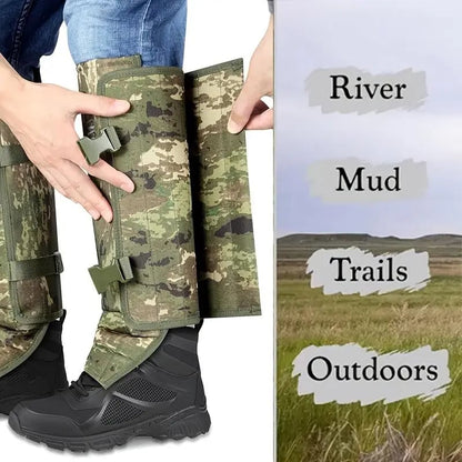 Snake-Resistant Leg Gaiters – Protective Outdoor Gear for Hiking, Hunting & Camping